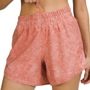 Lululemon Track That Size 2 Mid-Rise Unlined Short 5" Gravel Dust Pink Savannah